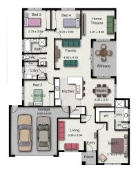 The Jamieson 248 Offers A Centralised Open Plan Living Area Plan De Maison Villa Plan Maison Plan Construction Maison