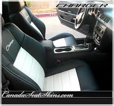 2006 2010 Dodge Charger Custom Leather Upholstery Black Dodge Charger Dodge Charger Custom Leather