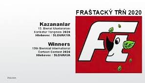 13 Bienal Uluslararasi Karikatur Yarismasi 2020 Hlohovec Slovakya Sonuclari Results Of The 13th Biennial International Cartoo Karikatur Romanlar Hirvatistan