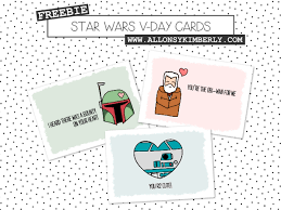 My daughters like to give a little something with their valentine's day cards, so i started thinking about a little trinket to go with the star wars valentines. 30 Free Printable Star Wars Valentines The Kim Six Fix