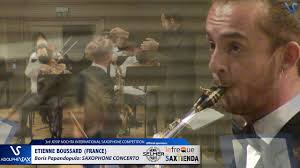 Etienne Boussard plays Saxophone Concerto by Boris Papandopulo