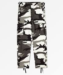 Rothco pink, black, and white camo street wear pants, size medium. Rothco Boys Bdu City Camo Cargo Pants Zumiez