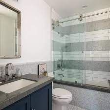 Drive medical gray padded seat transfer bench Gray Quartz Waterfall Shower Bench Contemporary Bathroom Bathroom Tile Designs Waterfall Shower Bathroom Layout