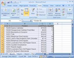 If you want to alphabetize a range of cells in excel using more than one column, the sort feature select the dropdown arrow in the order list and choose custom list. Ms Excel 2007 Sort Data In Alphabetical Order Based On 1 Column