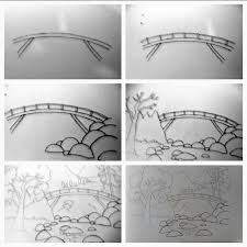 You would require your ruler to make the perfect lines. Easy Steps To Draw Bridges With A Pencil Pour Android Telechargez L Apk
