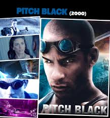 Pitch Black (2000) Sublime sci-fi horror film directed by David Twohy and  starring Vin Diesel, Radha Mitchell, and Cole Hauser. It's the first entry  in the Chronicles of Riddick series and introduced