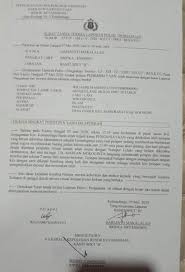 Contoh surat laporan pencurian kepolisian. Personil Satpol Pp Korban Pemukulan Resmi Lapor Polisi Media Totabuan