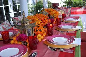 How fun would it be to host an 'around the world' dinner party where each guest was assigned a different. Pink And Orange Summer Dinner Party Heather Christo
