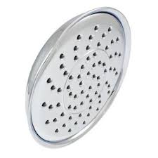 Moen Ashville 1 Spray 9 In Single Wall Mount Fixed Shower Head In Chrome 21920 Fixed Shower Head Shower Heads Chrome