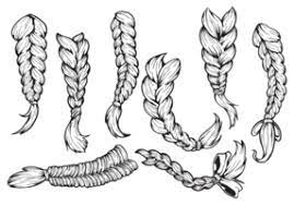 Braided Hair Vector Art Icons And Graphics For Free Download