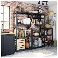 Bror Regal Schwarz Hier Kaufen Ikea Osterreich Shelves Farmhouse Shelves Shelving Unit