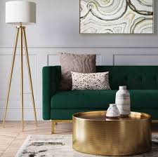 17 Pieces Of Furniture From Target That People Actually Swear By In 2020 Green Living Room Decor Green Couch Living Room Gold Living Room