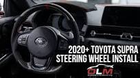 OLM Carbon Fiber A90 Supra Steering Wheel Install