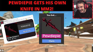 Get totally free knife and domestic pets by using these valid codes supplied down listed below.enjoy the roblox murder mystery 2 game more with the subsequent. Pewdiepie Gets His Own Godly Knife In Mm2 Free Code New Mm2 Godly Update Youtube