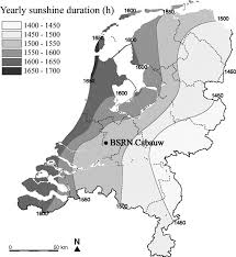 Get it for free here. Distribution Of Yearly Sunshine Duration H Yr 1 For The Netherlands Download Scientific Diagram