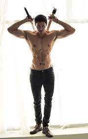 Lewis tan is a half chinese half english, film, television and theatre actor. Actor Lewis Tan For Muscle Fitness Magazine Lewis Fitness Magazine Celebrity Crush