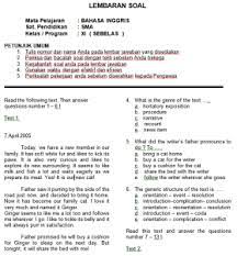 Soal Bahasa Inggris Kelas Xi Sma Pelajaran Bahasa Inggris Inggris Bahasa Inggris