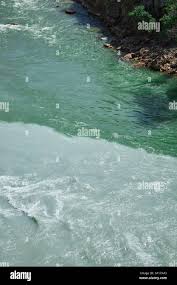 Two rivers meeting hi-res stock photography and images