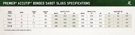 49 Rigorous 20 Gauge Slug Trajectory Chart