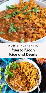 It's a staple of puerto rican cuisine. Authentic Beans Moms Puerto Rican Rice Mom S Authentic Puerto Rican Rice And Beans Vegan Dinner Recipes Tasty Vegetarian Recipes Vegetarian Recipes