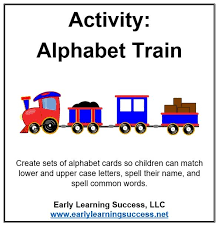 Use The Train Car Templates To Create A Variety Of Games For Matching Letters Numbers Or Spelling Names Words This Activities Alphabet Train Early Learning