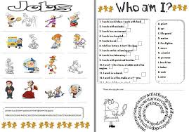 Jobs And Occupations Pictionary Vocabulary Exercises Occupation Teacher Box