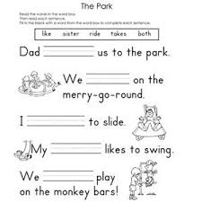 Even something as easy as guessing the beginning letter of long words can assist your child improve his phonics abilities. Fill In The Blank Worksheets Reading Worksheets Reading Comprehension Worksheets Word Work Worksheets