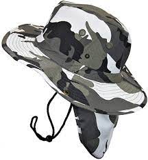 The Hat Jungle Boonie Bucket Hat Neck Flap Tactical Wide Brim Outdoor Military At Amazon Men S Clothing Store Mens Sun Hats Wide Brimmed Hats