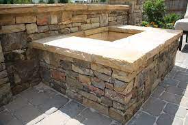 For many years, people across the pacific northwest have trusted mutual materials retaining wall. Stack Stone Square Firepit With Retaining Wall Fire Pit Furniture Modern Fire Pit Fire Pit
