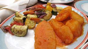 Tomato Roast Potatoes Recipe Food Com Roasted Potato Recipes Potato Recipes Recipes