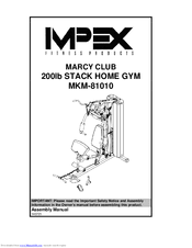 Impex Marcy Club Mkm 81010 Assembly Manual Pdf Download