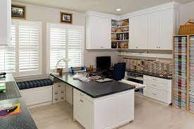 Even if the process of arts and crafts is messy, nothing feels like that amazing feeling when you walk into a clean, perfectly organized craft room. Custom Craft Room Organization And Built Ins Closet Factory