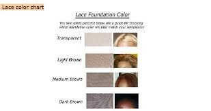 Lace Wigs Lace Color Chart