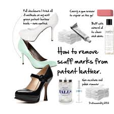 It'd be a financial burden to have to buy new shoes every time a current pair gets scuffed up, but thankfully there are some easy diy tricks for saving us that trip to the shoe store. How To Remove Scuff Marks From Patent Leather Black Patent Shoes Patent Leather Shoes Patent Leather