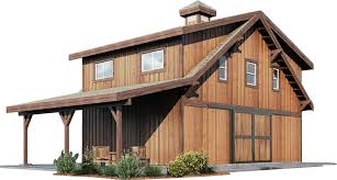 Oakridge Apartment Barn Kit Wood Barn Home Kit Dc Structures Barn House Kits Barn House Small Barn Home