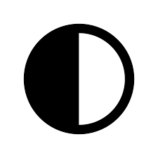 Half Moon Astrological Symbols Symbols Moon Symbols