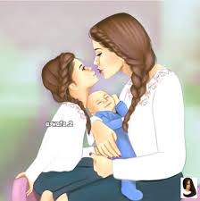 Pin By Julieth On Girl Mother Daughter Art Mother And Daughter Drawing Drawing Pictures For Kids