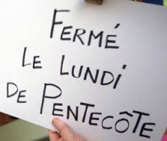 Pour les chrétiens, la fête de la pentecôte est la commémoration de la venue du. Association Gresy Fermeture Exceptionnelle Lundi 10 Juin 2019 Lundi De Pentecote