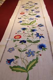 Hand Made Embroidery Table Runner Buy Embroidery Table Runner Hand Embroidery Table Runner Table Runner Produ Nakis Desenleri Crewel Embroidery Kurdele Oyasi
