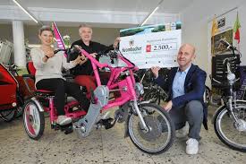 2500 Euro Fur Begleitetes Radfahren Krombacher Brauerei Unterstutzt Angebot Von Anna Und Wolfgang Appelbaum Hilden