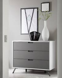 We stock a variety of shapes and sizes to fit any space, whether you're looking for a large or wide chest of drawers to store bulky clothing or an elegant and space saving tallboy. Laguna Modern Chest Of Drawers In A White Gloss Matt Grey Finish Kommode Mobelideen Zeitgenossische Mobel