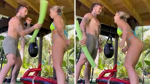 Paige VanZant Rocks Bikini For Power Slap Practice W MMA Star Hubby Austin