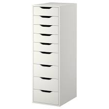 Alex Drawer Unit With 9 Drawers White 36x116 Cm Ikea A chest of drawers that suits you, your clothes and your space means no more cold mornings searching for your socks.