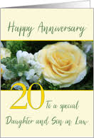 Jun 15, 2021 · offering wedding wishes to the newly married couple is customary and a great way to celebrate the wedding day and new life together. Year Specific Wedding Anniversary Cards For Daughter And Son In Law From Greeting Card Universe