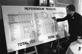 A vote in which all the people in a country or an area are asked to give their opinion about or…. Voting On European Integration A Long History Of Skepticism The New York Times