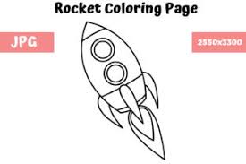 So many colors, so many things to color… for free! Rocket Coloring Page For Kids Graphic By Mybeautifulfiles Creative Fabrica