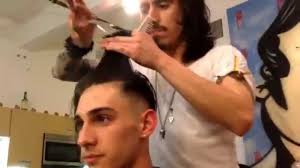 Buzzcut barbershop long hair and lack of hair. Middle Hard Part Lawless Haircut By Sugar Skulls On Austin Blaisdell On Downtown Los Angeles Youtube