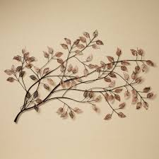 Branches At Sunrise Leaf Metal Wall Sculpture Metal Tree Wall Art Tree Wall Art Diy Metal Wall Sculpture