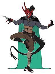 Here It Goes Again My New Dnd Character Meilius He S A Tiefling Character Design Fantasy Character Design Monster Characters