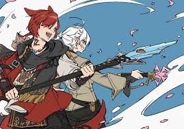 Two of my favorite characters from ffxiv! Alisaie 5 5 Alisaie Txt Twitter
